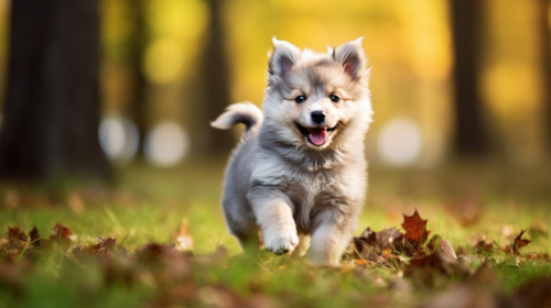 White Mini Pomskydoodle